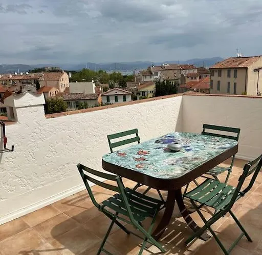 Cosy Star - Brand New Flat With Terrace Seaview Flat Ac For 4 Antibes